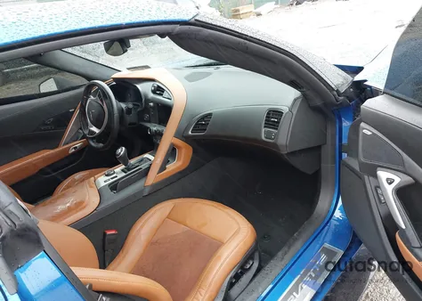 2015 Chevrolet Corvette Z06 z USA, uszkodzony, nr VIN 1G1YU2D61F5603125